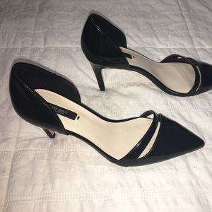 Zara Leather Pointed Toe Heel